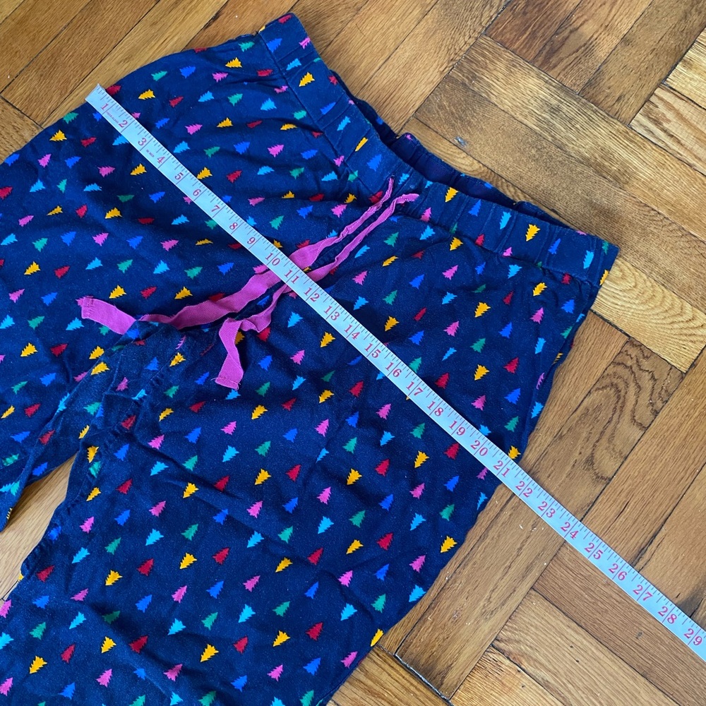 Lands' End Kids Pajama Bottoms - Multicolor Triangle Pattern Size L 14-16 - Picture 5 of 5